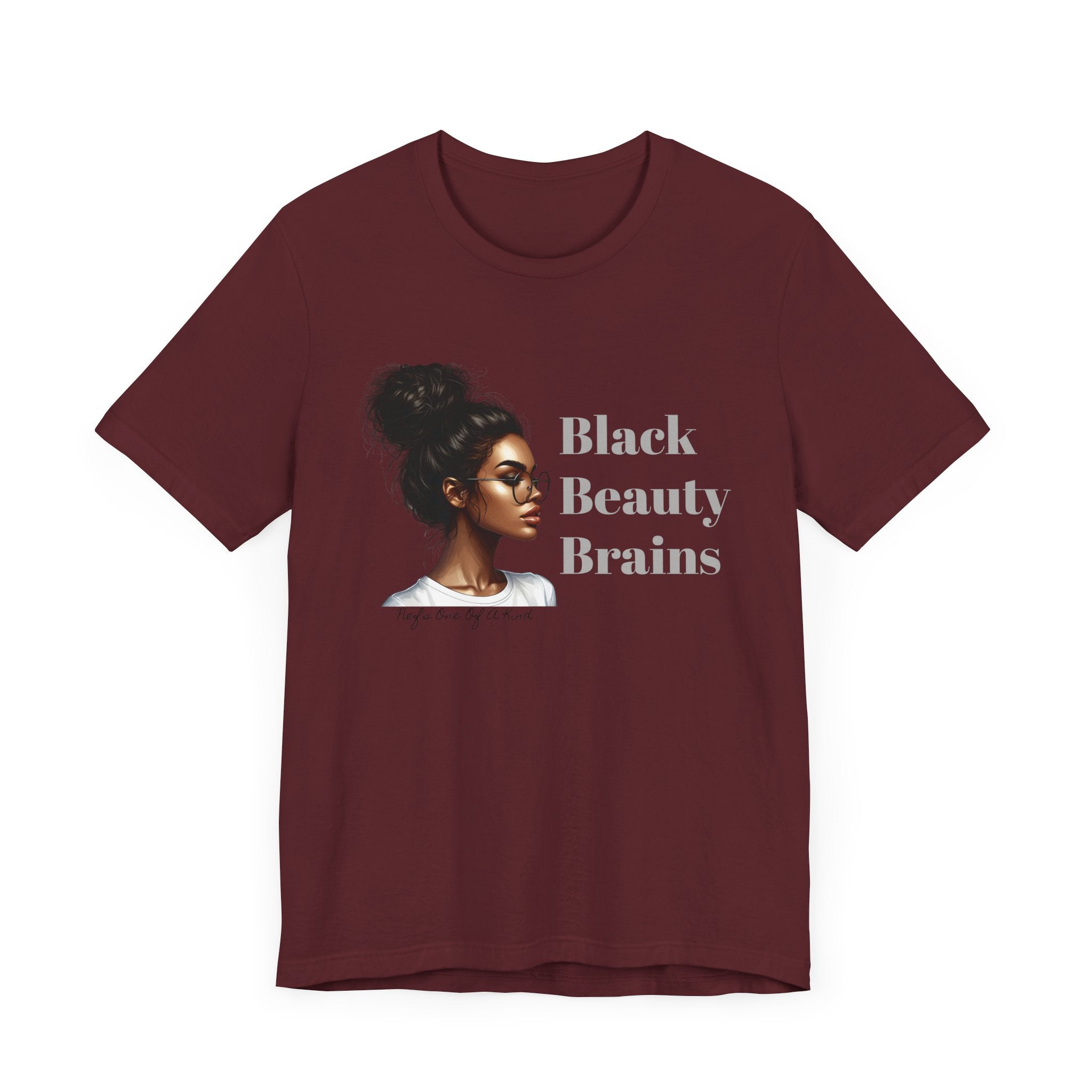 Black, beauty and Brains Sleeve Tee